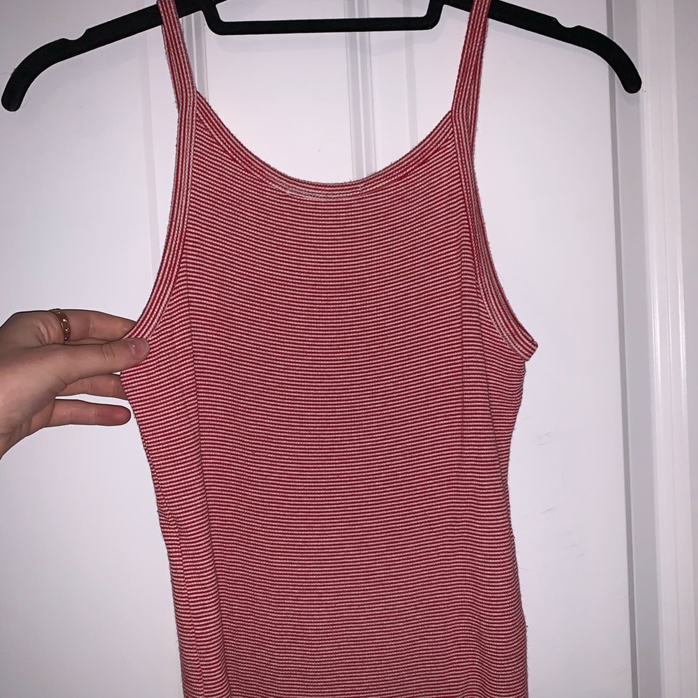 Red/White Striped Tank - Picture 4 of 4